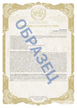 Образец Приложение к СТО 01.064.00220722.2-2020 Лесосибирск Сертификат СТО 01.064.00220722.2-2020 
